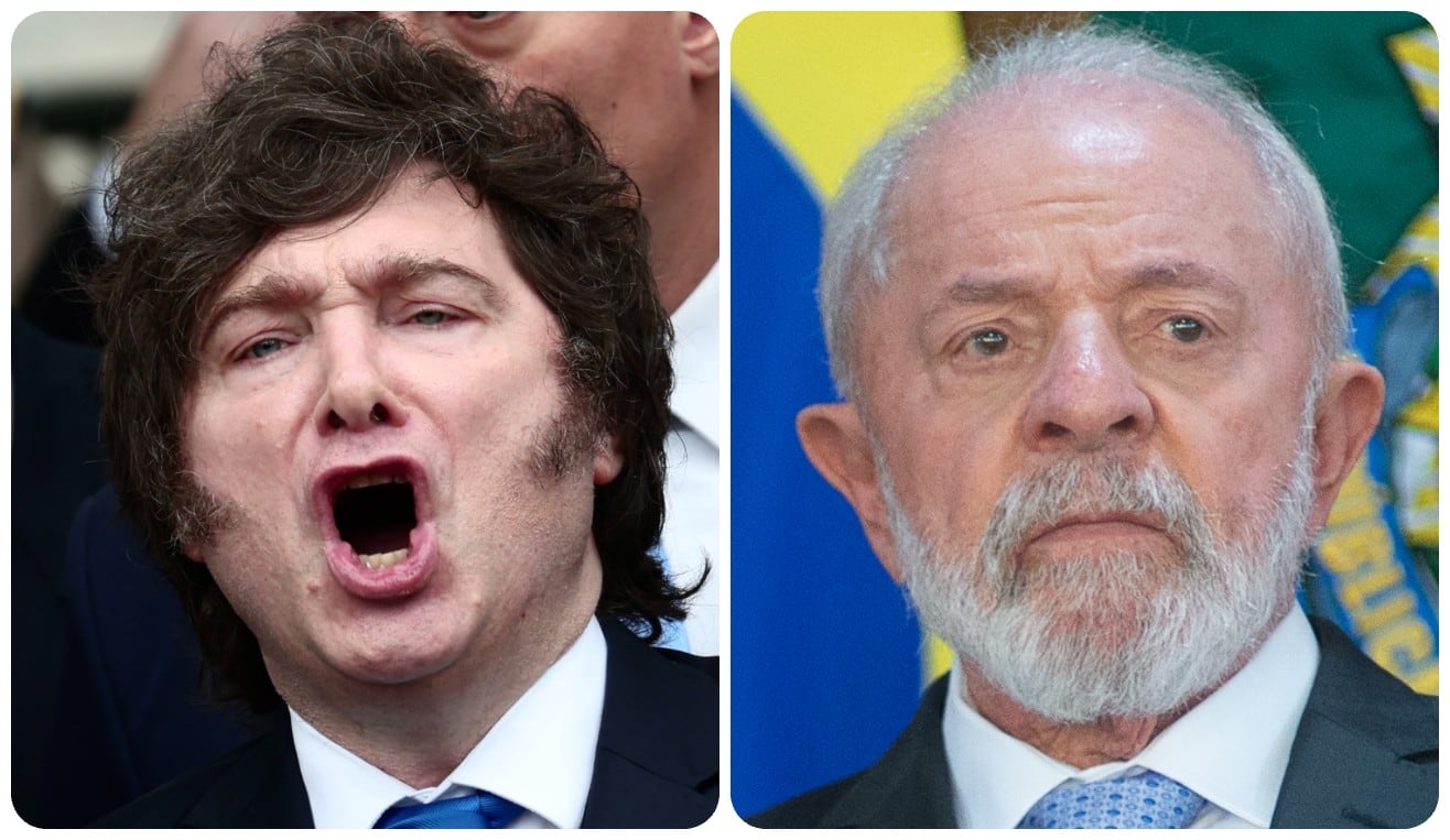 Javier Milei y Lula Da Silva