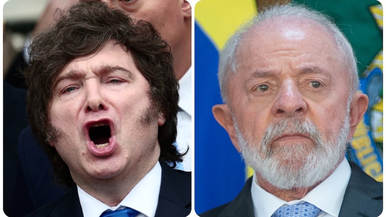Javier Milei y Lula Da Silva