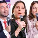 Javier Orlando Pacheco, jefe del servicio de Oncología Clínica del Hospital San José; Lina Hinestroza, directora de la Fundación AlmaRosa; Ana María Vesga, presidenta de la Asociación Colombiana de Empresas de Medicina Integral (Acemi) y Diego Guauque, periodista de Séptimo Día.