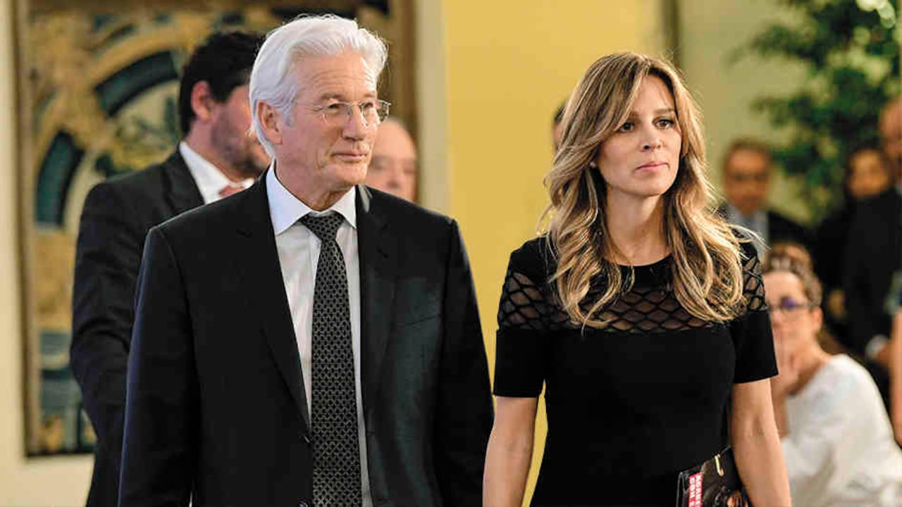 Richard y Alejandra en el Palacio de la Moncloa, en Madrid, en octubre pasado, cuando a ella se le notaba el embarazo. Se habían casado seis meses atrás.