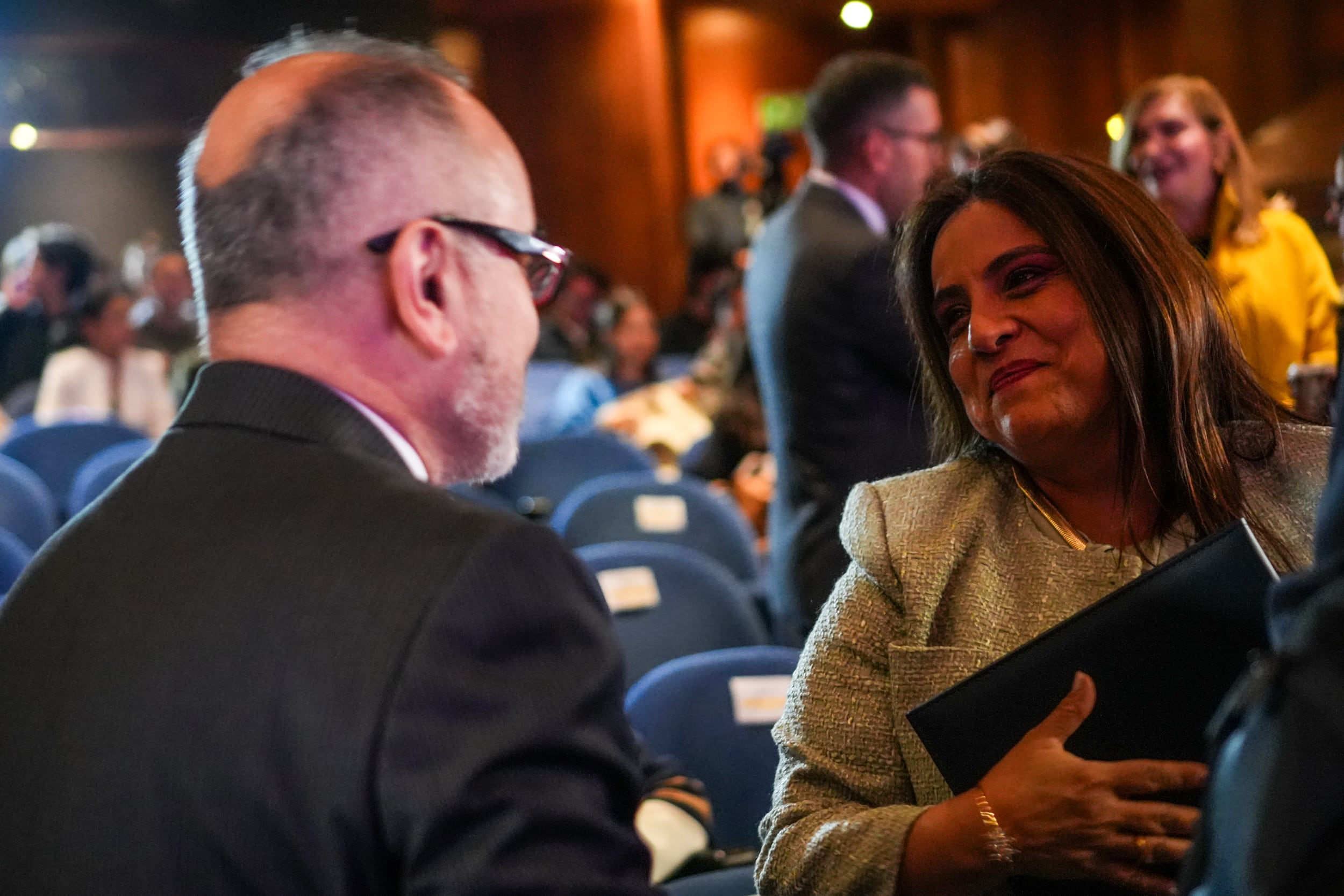 La presidenta de la Corte Constitucional, Paola Meneses.