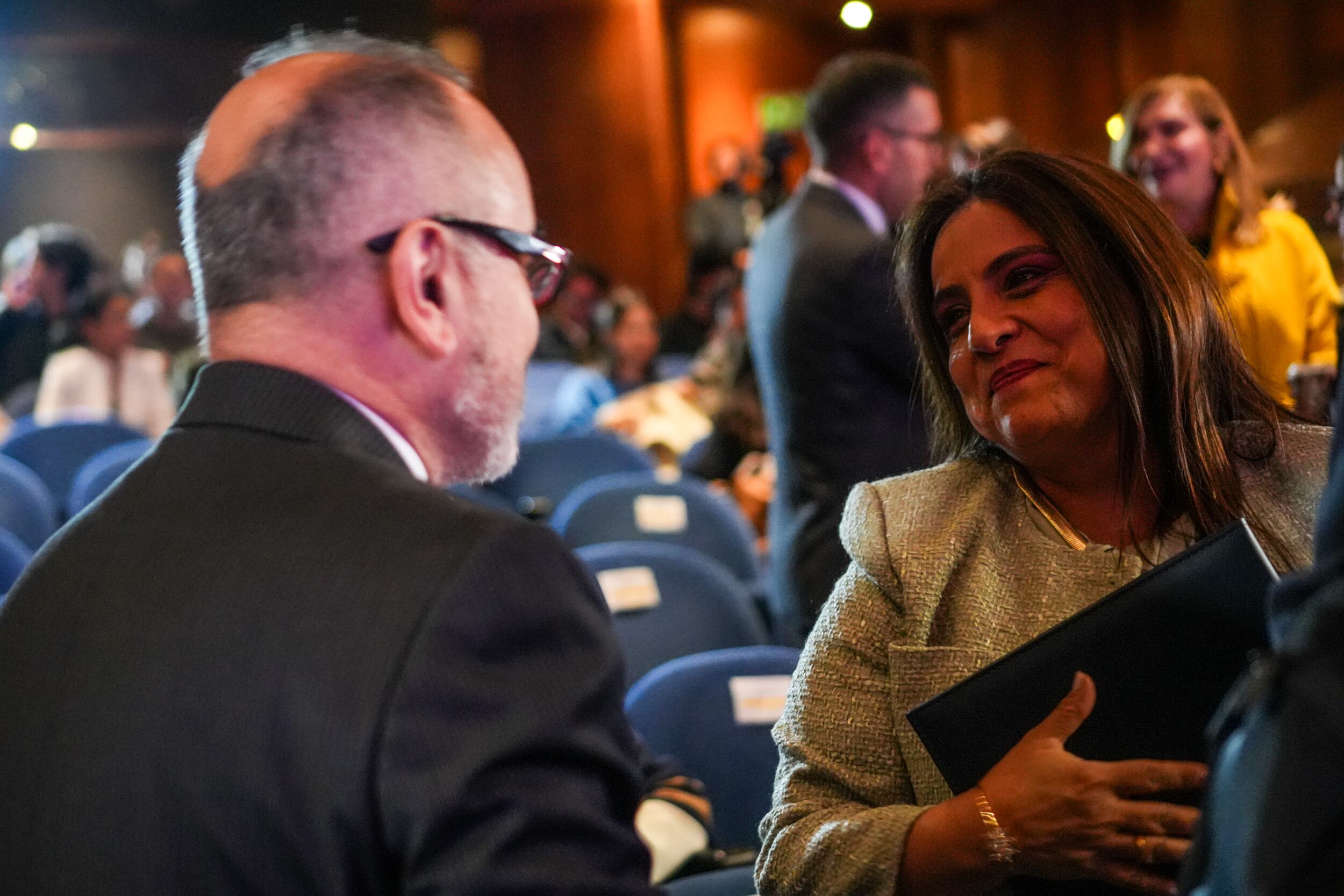 La presidenta de la Corte Constitucional, Paola Meneses.