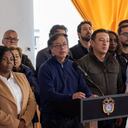 El presidente Gustavo Petro junto con sus ministros anuncia las medidas que se tomarán en Nariño.