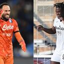 David Ospina y Duván Zapata en la Serie A.