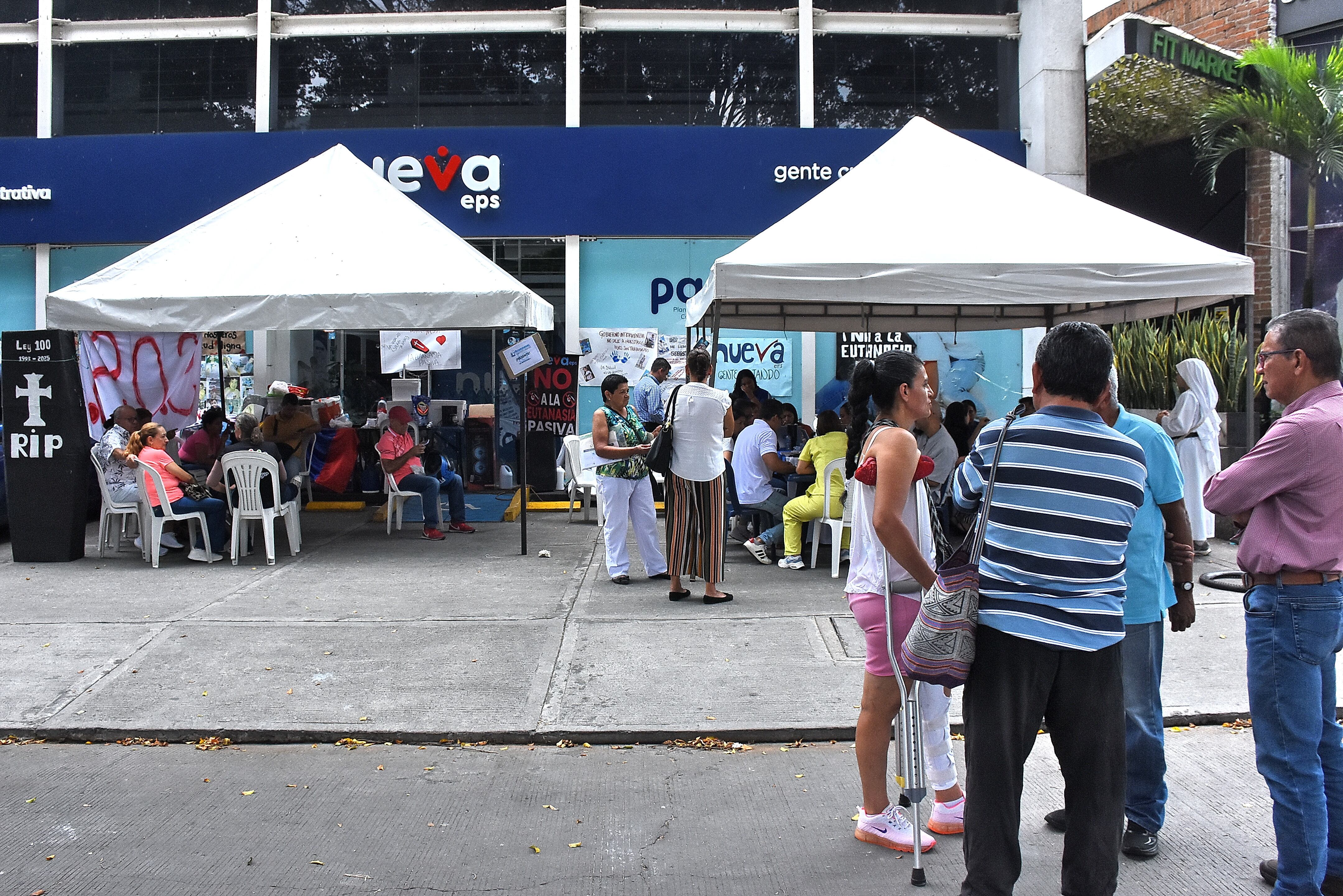 Protestas Usuarios Nueva EPS