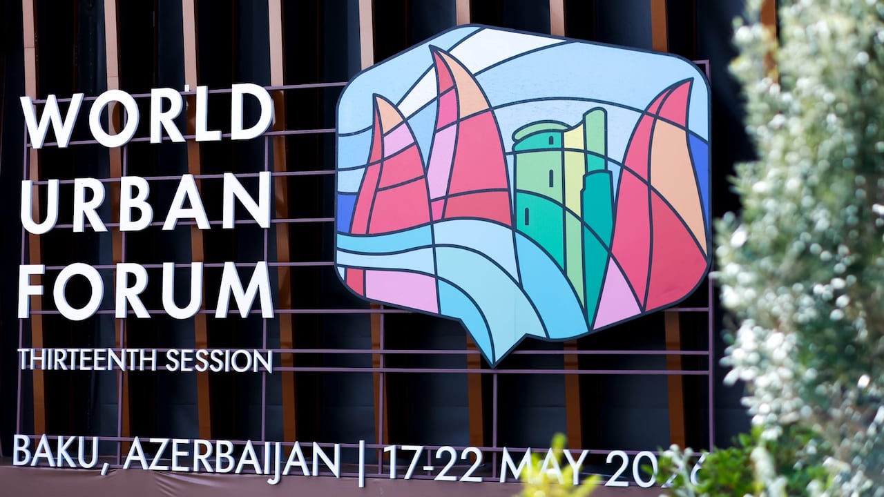 Foro Urbano Mundial en Bakú, Azerbaiyán.