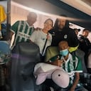 El joven vivió unos días inolvidables gracias a una fundación y la barra del cuadro de sus amores.