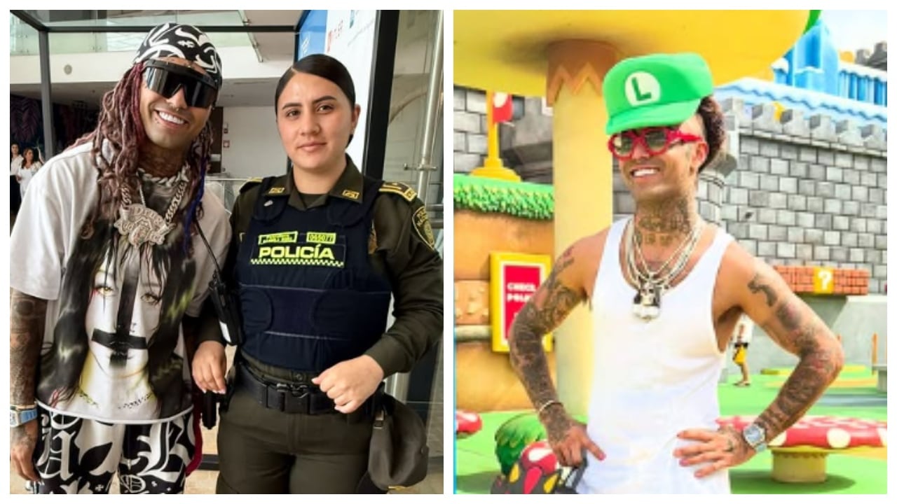 Rapero estadounidense compartió una publicación con una policía colombiana y sorprendió con el mensaje.