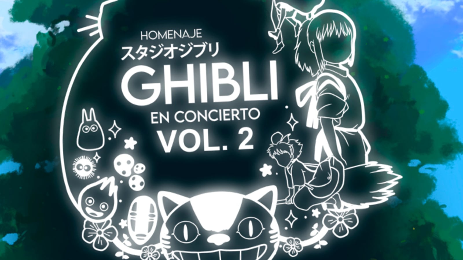 Ghibli en Concierto Vol. 2, un homenaje musical sin precedentes que reunirá a más de 40 músicos en vivo interpretando las inolvidables melodías de Hayao Miyazaki y el legendario Studio Ghibli.