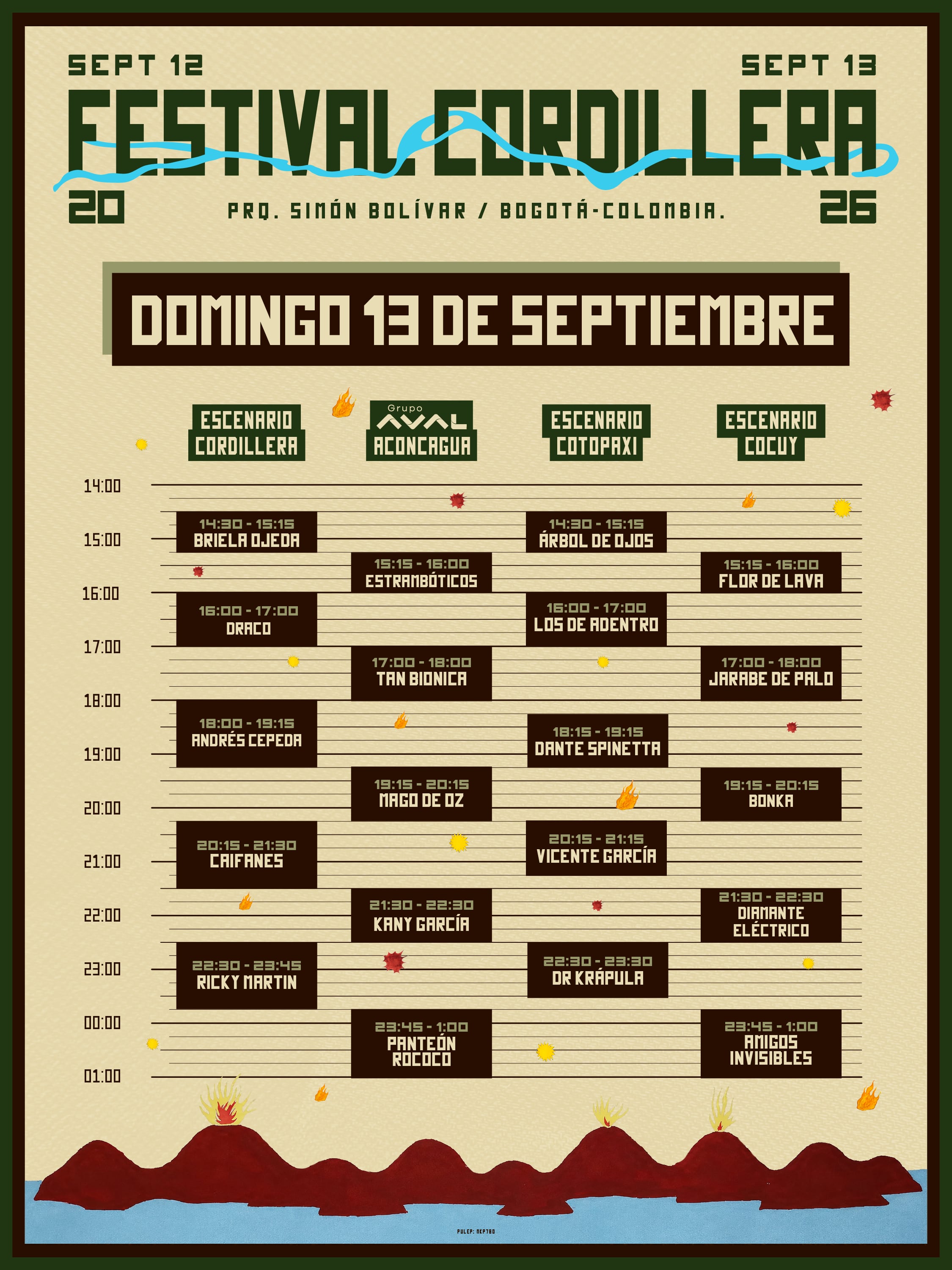 El domingo de cierre.