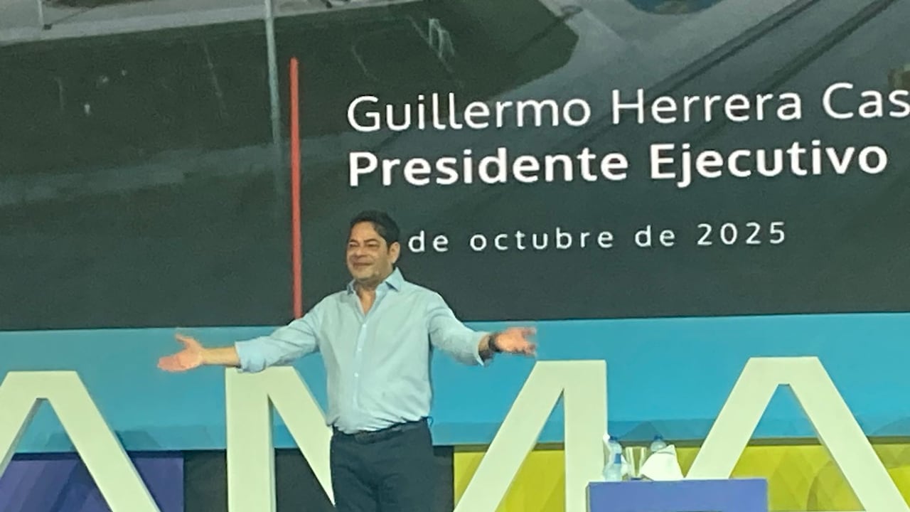 Guillermo Herrera, presidente de Camacol, en el Congreso del sector constructor.