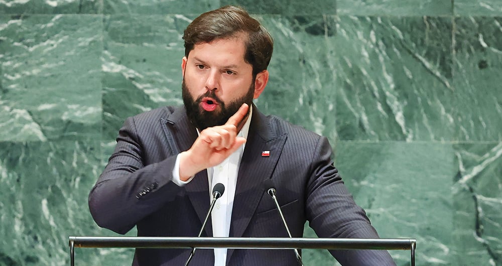 Gabriel Boric, presidente de Chile en la Asamblea de Naciones Unidas 
