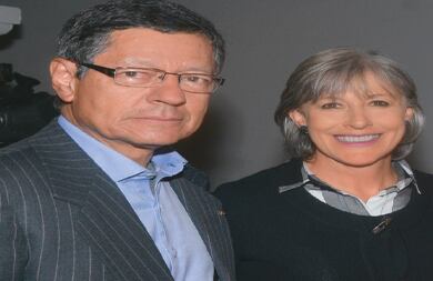 Darío Restrepo y María Mercedes Cuéllar.