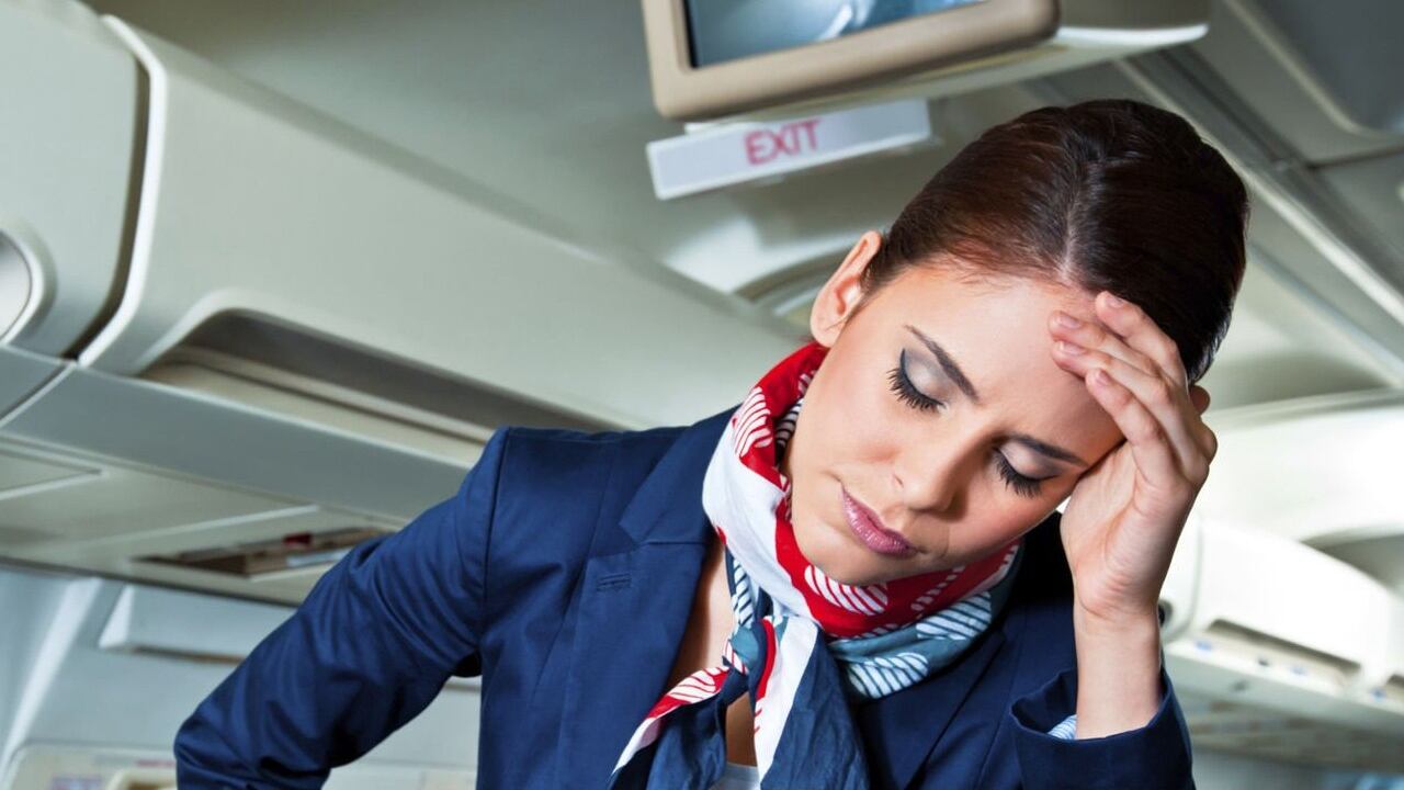 Trabajadores aéreos.