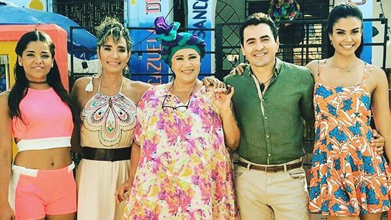 Actores en novela de Caracol Televisión.