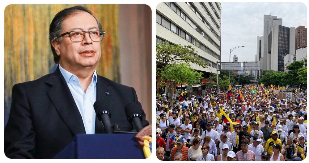 La primera reacción de Gustavo Petro a las movilizaciones,