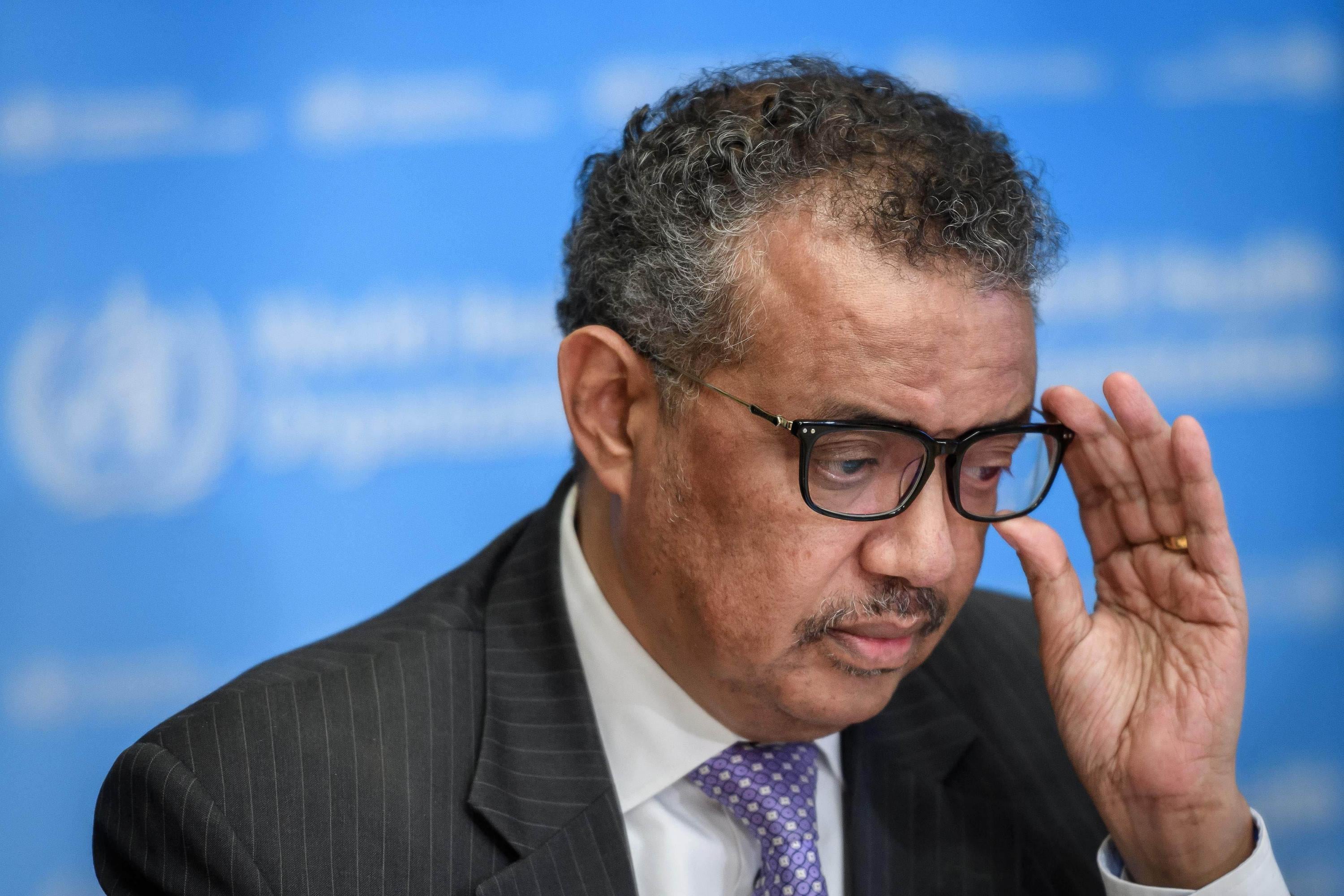 Tedros Adhanom Ghebreyesus, director general de la Organización Mundial de la Salud, OMS.