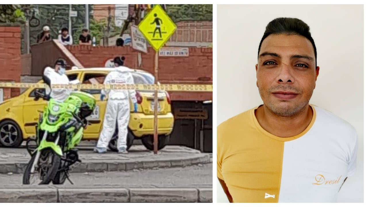 Deivi Antonio Herrera Mata, taxista asesinado en Medellín.
