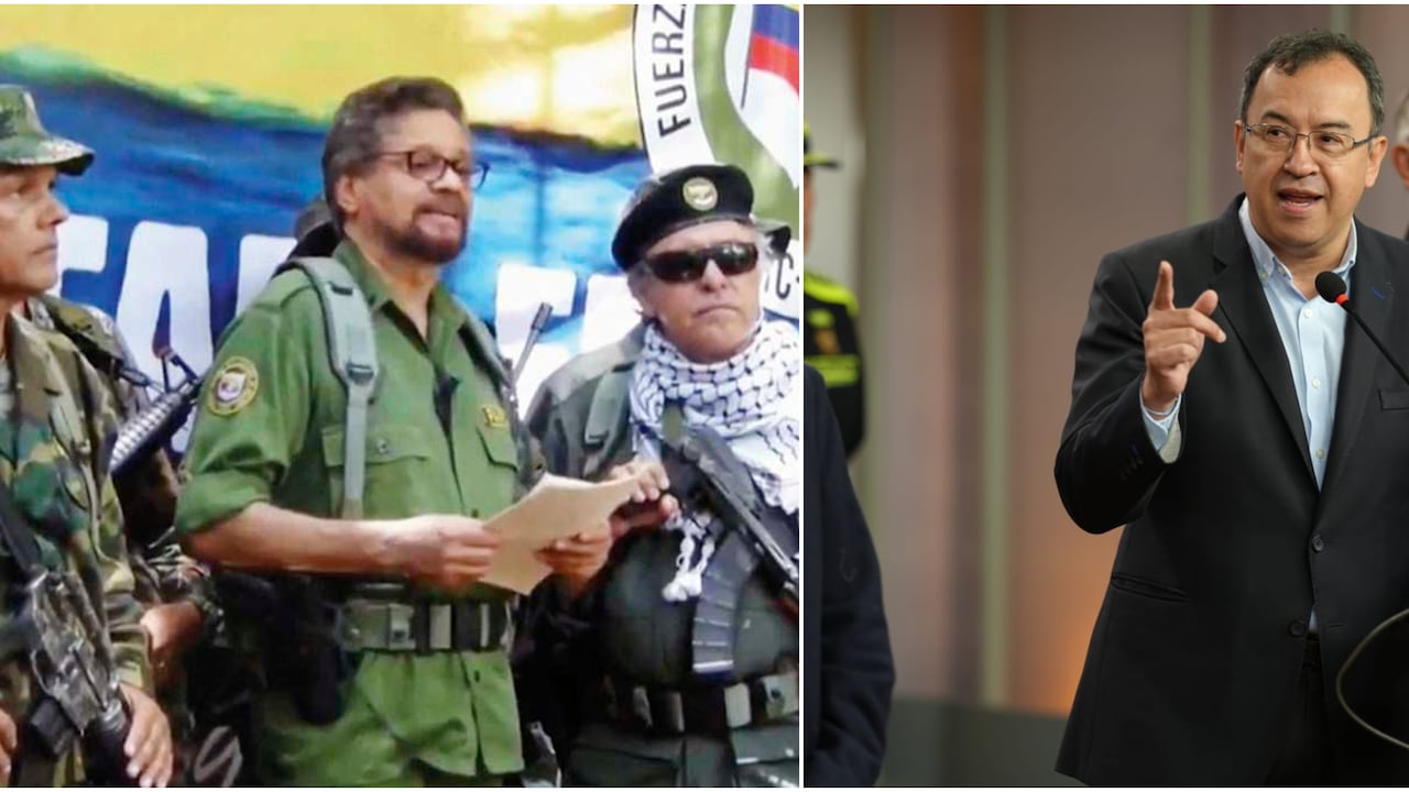 Iván Márquez y Alfonso Prada.