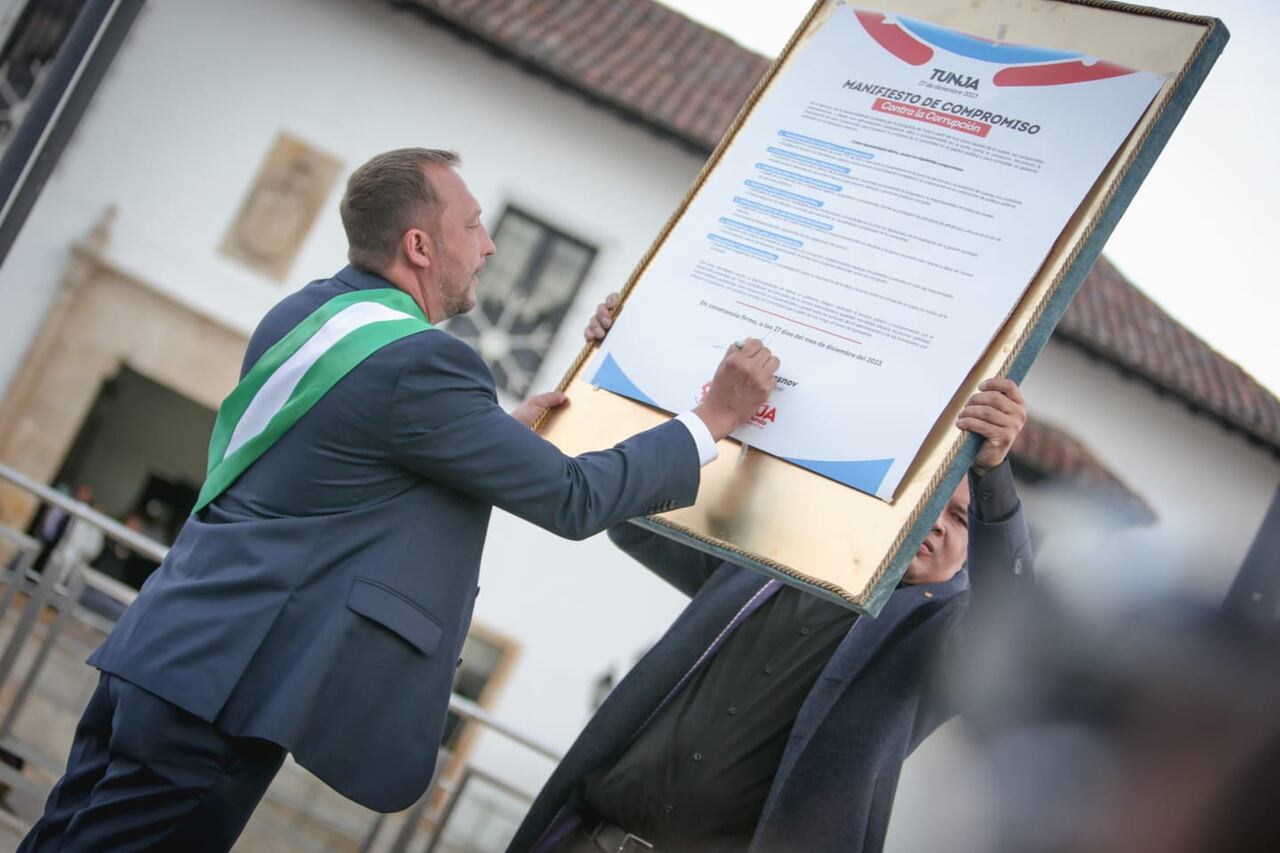 Mikhail Krasnov, alcalde de Tunja