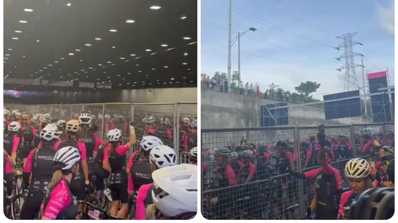 El fuera Petro se escuchó en el marco del Giro de Rigo.