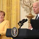 Angela Merkel y Joe Biden