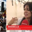 Marbelle asistió a la Marcha de la Mayoría.