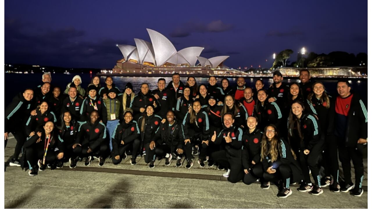 Selección Colombia femenina conocicendo Sidney