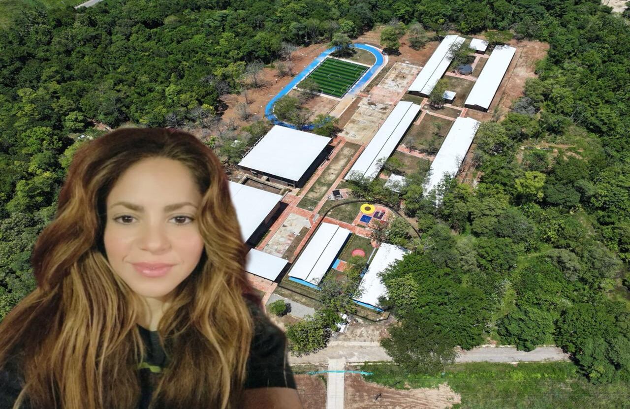 Shakira y su Fundación ha construido e intervenido un total de 20 colegios Pies Descalzos a nivel nacional.