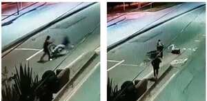 En video quedó registrado un violento robo a un ciclista en Bogotá, en un hecho que ha generado repudio y sobre todo la petición a la administración distrital para que se adopten medidas para proteger a los ciudadanos de la inseguridad.