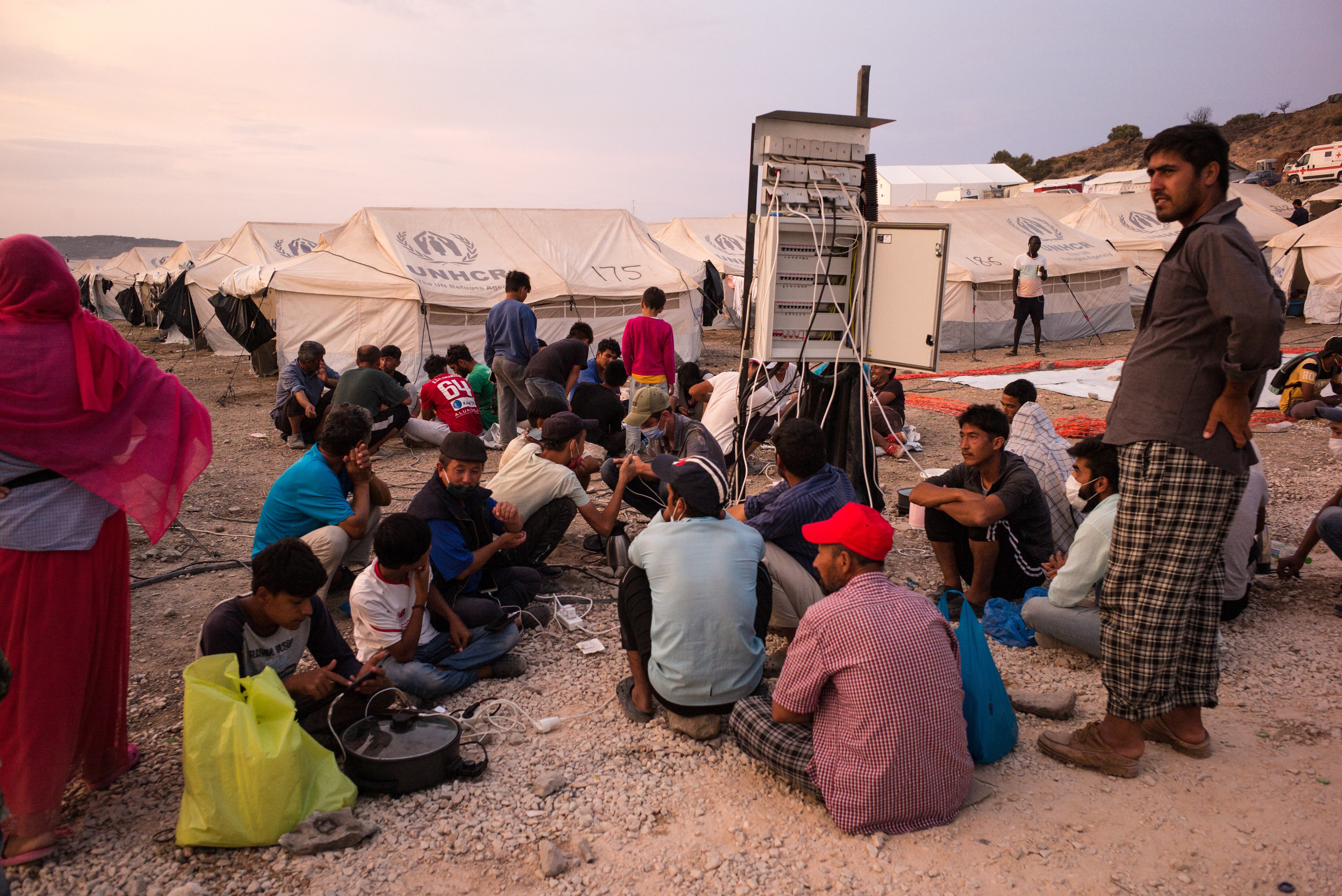 Campamento refugiados Kara Tepe Grecia