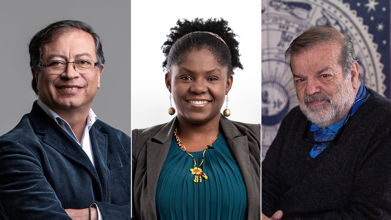 Francia Marquez, Gustavo Petro y Mauricio Puerta