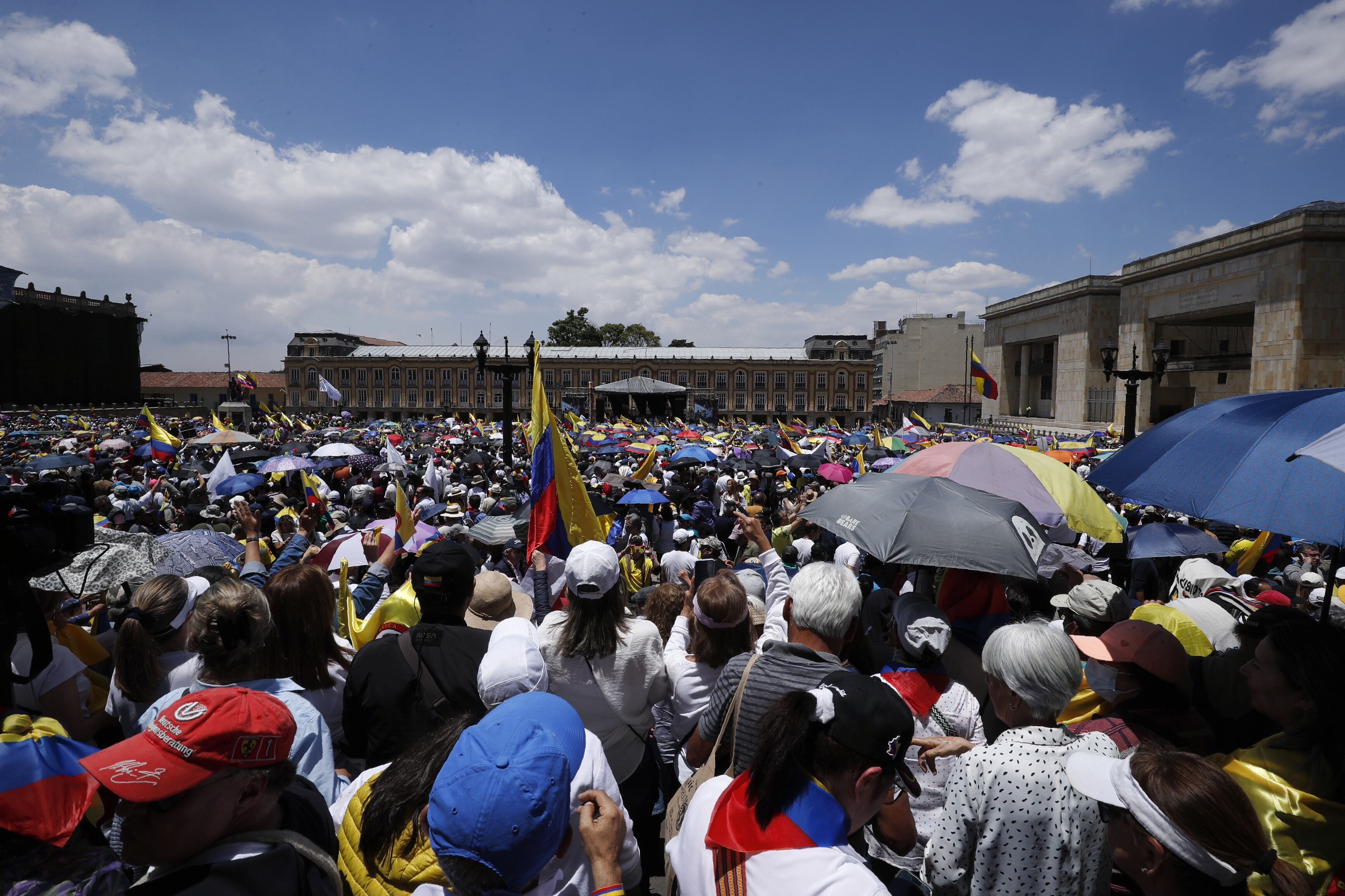 Marcha de las mayorías en contra del Gobierno de Gustavo Petro 
Plaza de Bolívar