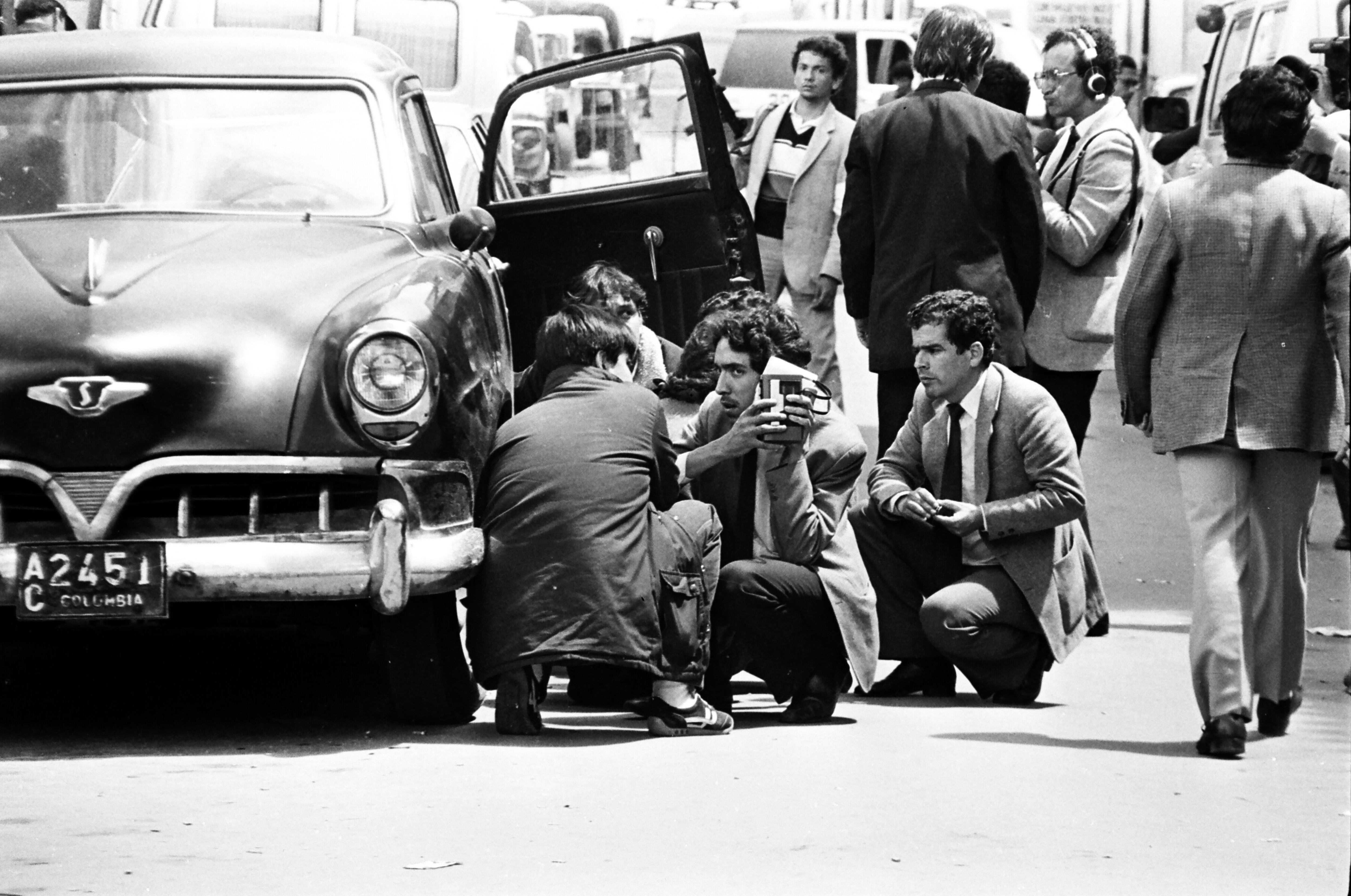 Antes de que todo esto ocurriera, Navarrete fue la primera en estar en el lugar.