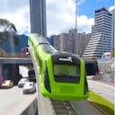 Metro Bogotá surrealista, joven lo recrea.