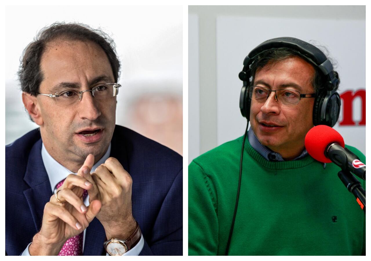 José Manuel Restrepo y Gustavo Petro