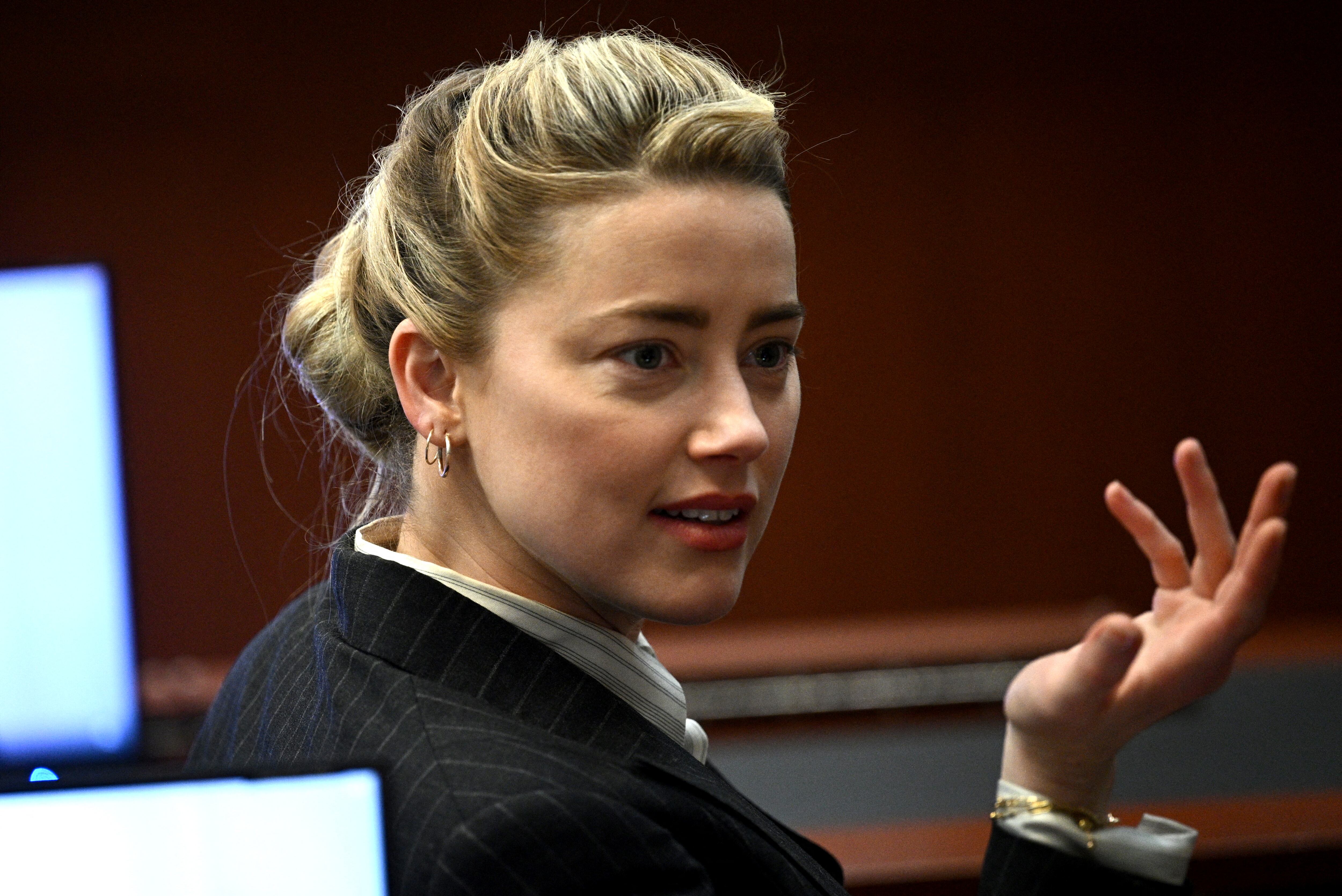 La actriz estadounidense Amber Heard.