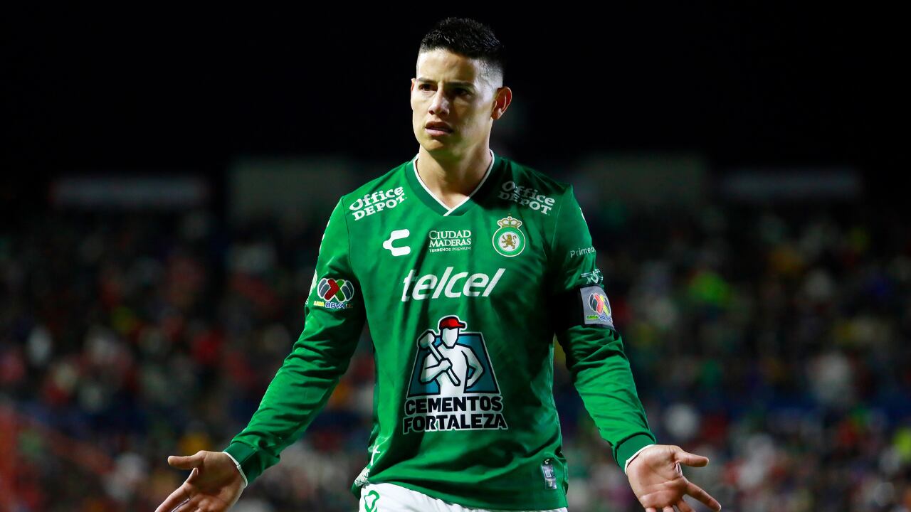 James Rodríguez, volante colombiano al servicio de Club León.