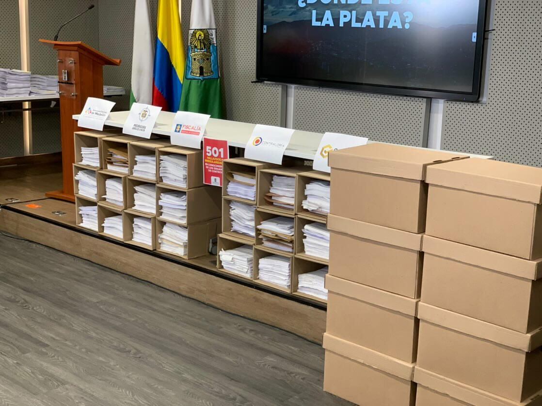 Estos son los folios de la auditoria forense que Fico Gutiérrez le entregó a las autoridades