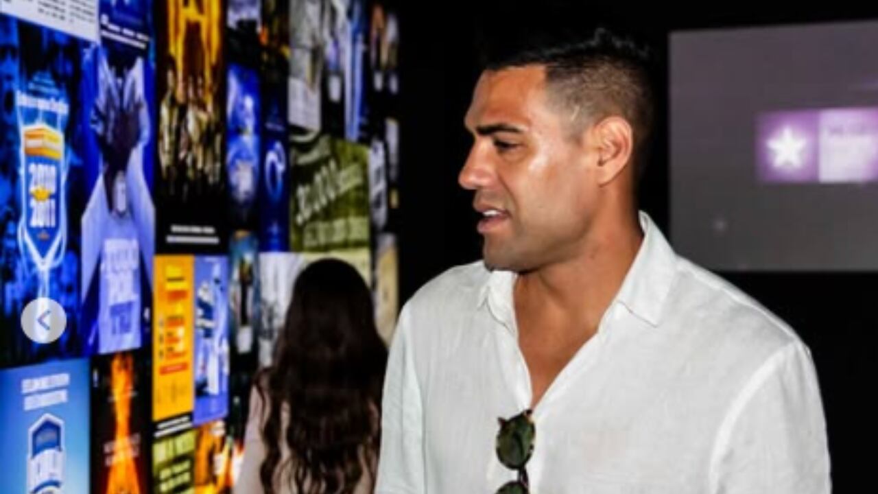 Falcao en el museo del Porto de Portugal.