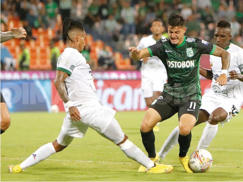 Atlético Nacional vs. Deportivo Cali. Liga BetPlay I-2023 fecha 4. Foto: Dimayor