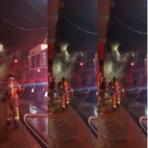 Incendio en una bodega de reciclaje en el sur de la ciudad