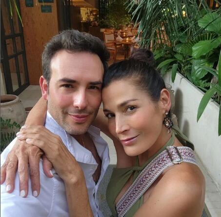 Sebastián Martínez y Kathy Sáenz