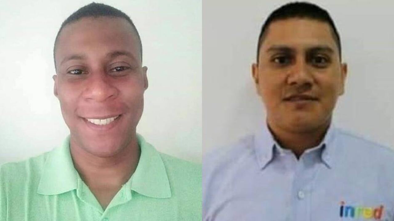 Los ingenieros Óscar Eduardo Fajardo y Daniel Quiñónez estaban instalando equipos de telecomunicaciones en Páez.