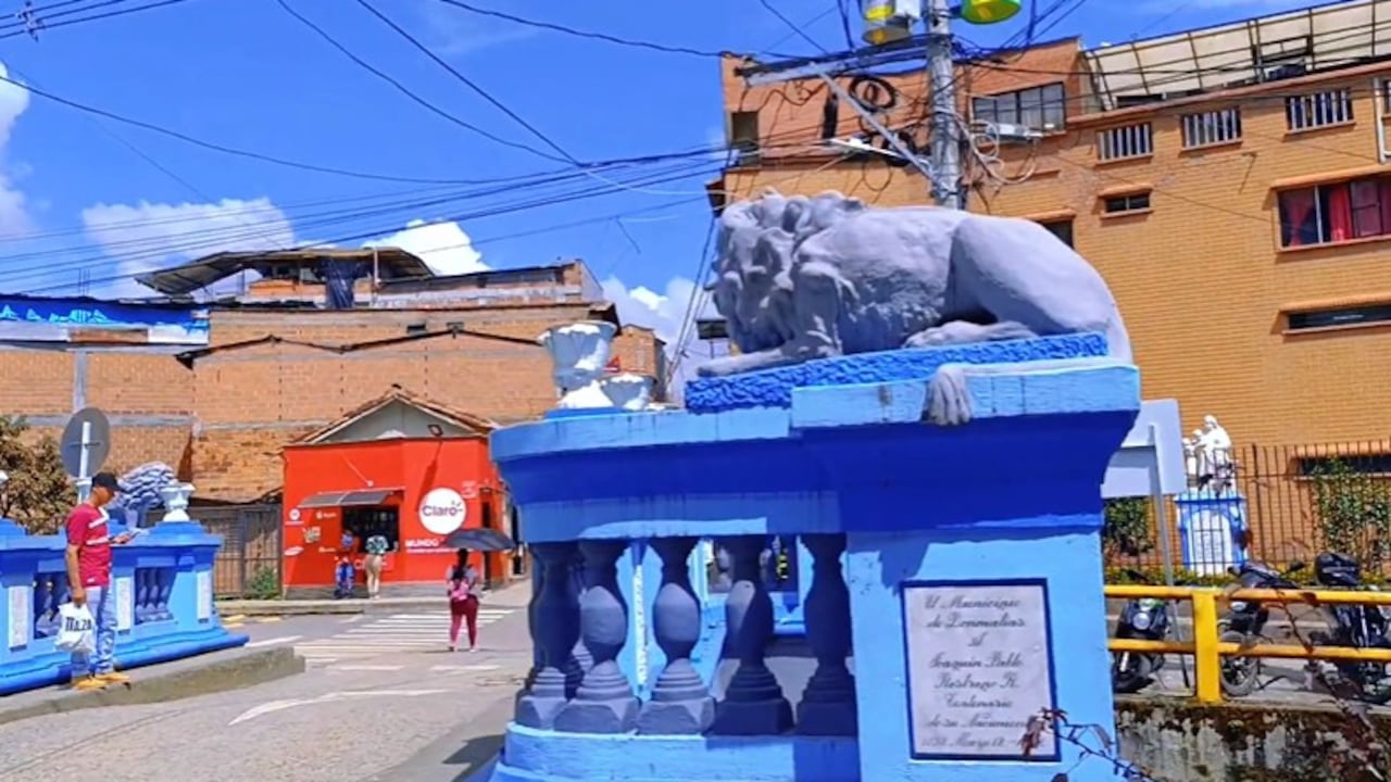 Puente Bolívar en Donmatías, Antioquia.