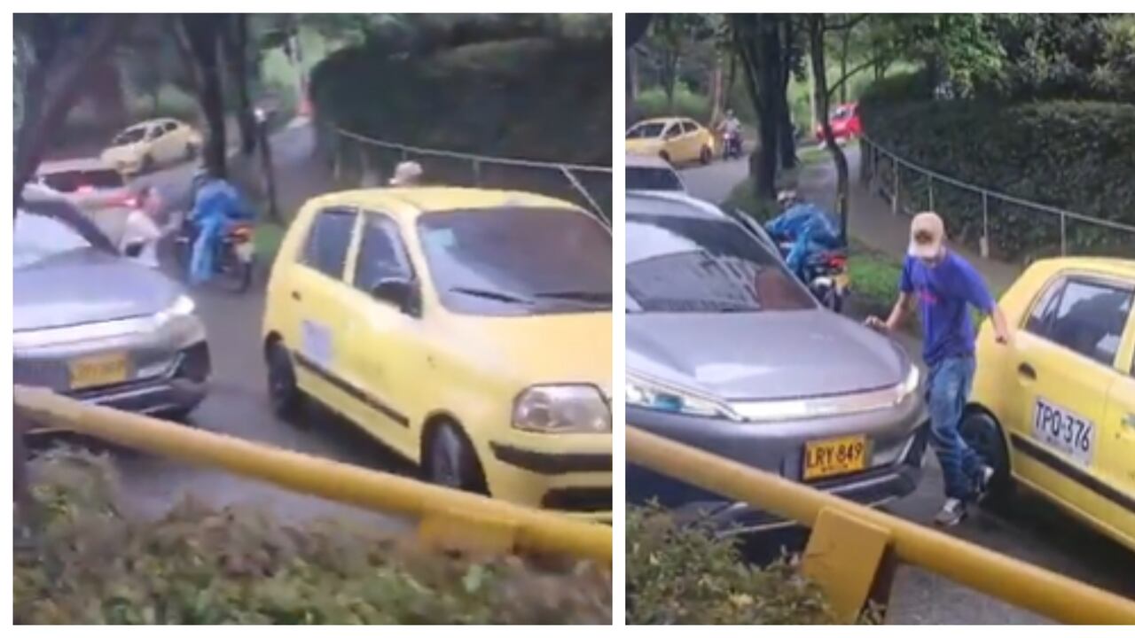 Taxista grabado al agredir verbalmente a una mujer fue sancionado con un comparendo.