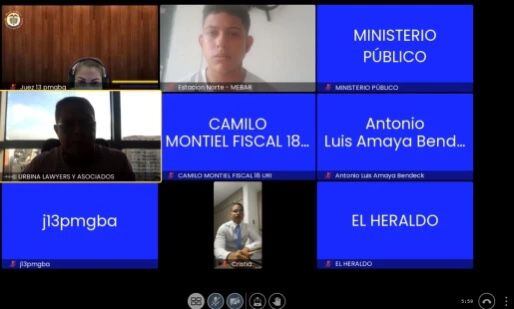 Audiencia de legalización de captura de Luis Solano