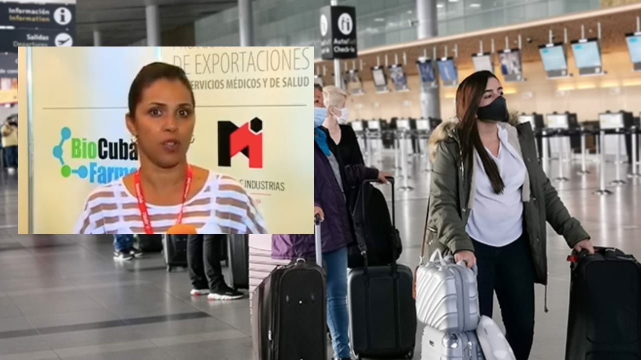 La periodista no está pasando un buen momento en la terminal aérea bogotana