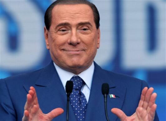 Silvio Berlusconi, un hombre marcado por los escándalos. 
