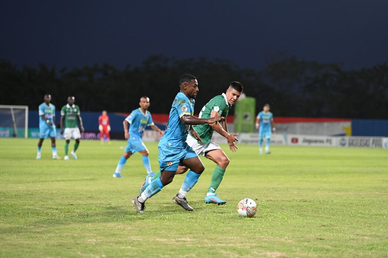 Deportivo Cali empató a un gol frente a Jaguares, por la fecha 19 de la Liga colombiana.